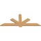 Ekena Millwork Kennewick Timber Gable Bracket, Western Red Cedar, 72"W x 30"H x 1 1/2"D x 5 1/2"F, 10/12 Pitch GBW072X30X0206KEN00SWR - alternate 2